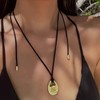 Autumn/Winter New Marine Series: Conch Shell Shaped Delicate Earrings & Long String Necklace with Pendant Earrings (White Gold) 2ea