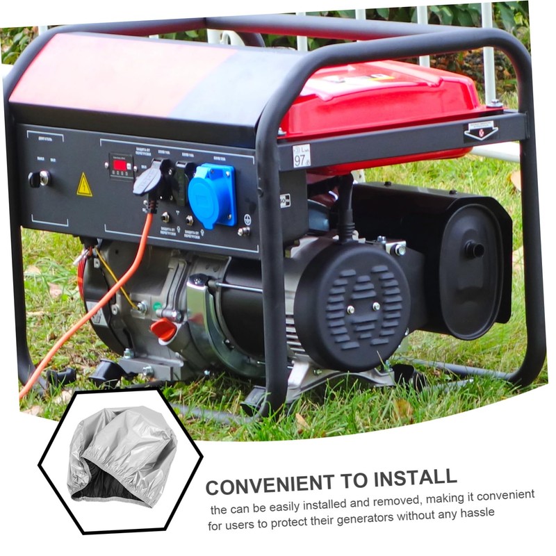 KONTONTY Weatherproof Generator Cover for Outdoor Use Durable Protection for