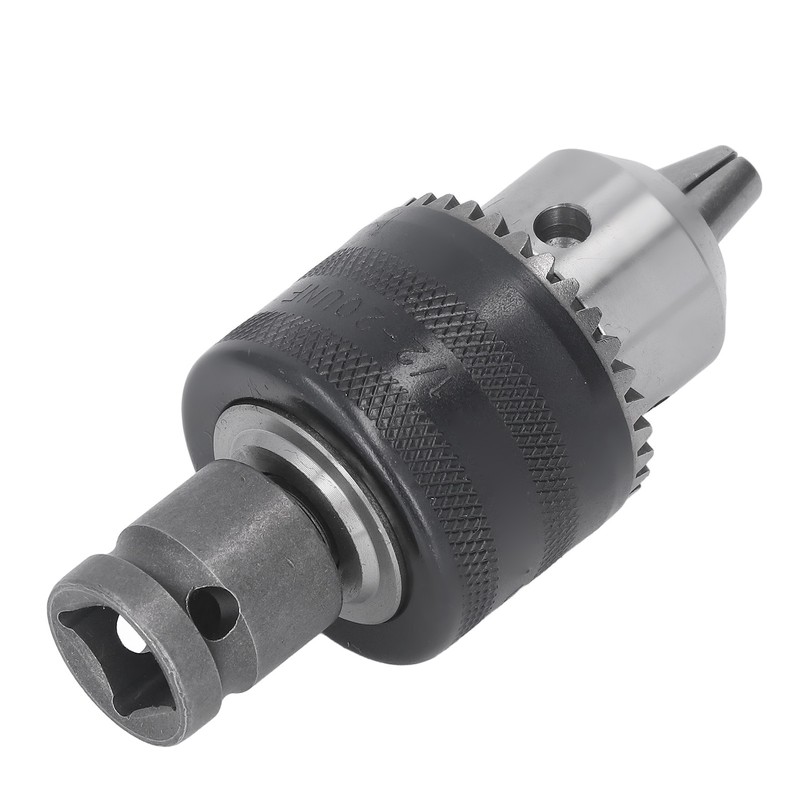 3 Jaw Drill Chuck 1/16‑1/2in with Tightening Key for Impact