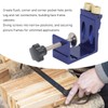 Pocket Hole Jig Kit Dowel System Set Woodwork Guides Joint