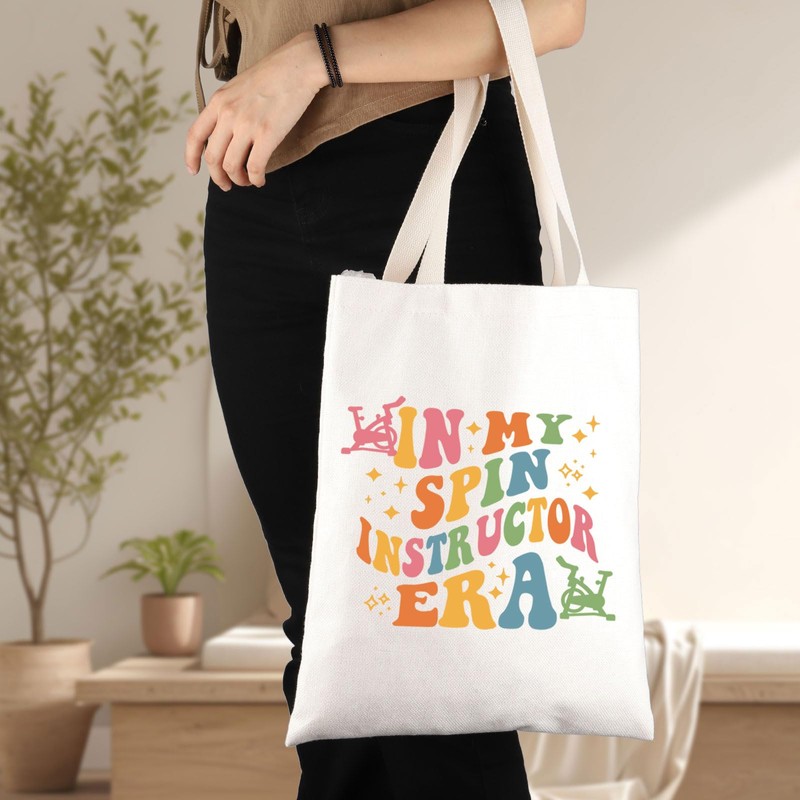 MYSOMY Spin Instructor Tote Bag - Medium, Waterproof Fabric, Spin