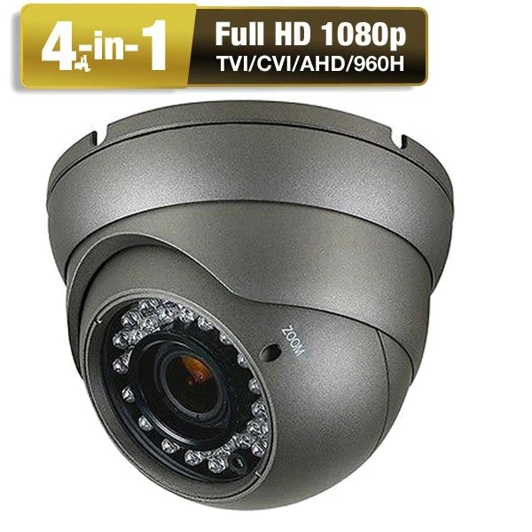 Amview 4-in-1 2.6MPixel 1080P Surveillance Security Camera 960H Vandal Proof
