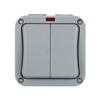 Weatherproof Switch Light Switch IP65 Outdoor Double Switch Dustproof Switch