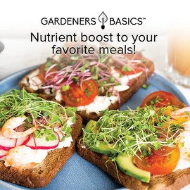 Gardeners Basics, Broccoli Seeds for Sprouting Kit and Microgreens Non-GMO, Heirloom Bulk 1 Pound Resealable Sprouts Bag