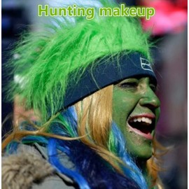 Go Ho Camo Face Paint Sticks 3-Color Green Black Brown Set