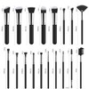 JAYWAYNE Makeup Brushes Set 18Pcs Premium Synthetic Foundation Brush for
