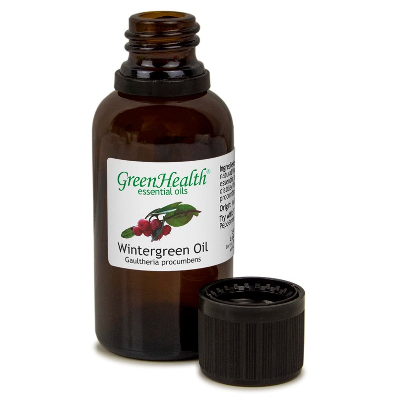 Wintergreen – 1 fl oz (30 ml) Glass Bottle –