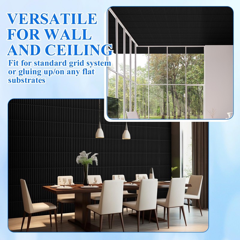 Nuanchu 32 Pcs 3D Wall Panels for Interior Wall Decor,