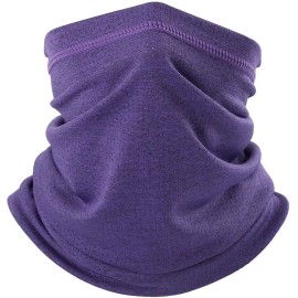 Unbranded Neck Gaiter Bandana Face Mask Sun Cooling Scarf Gator Cover Head for Men Women - Purple