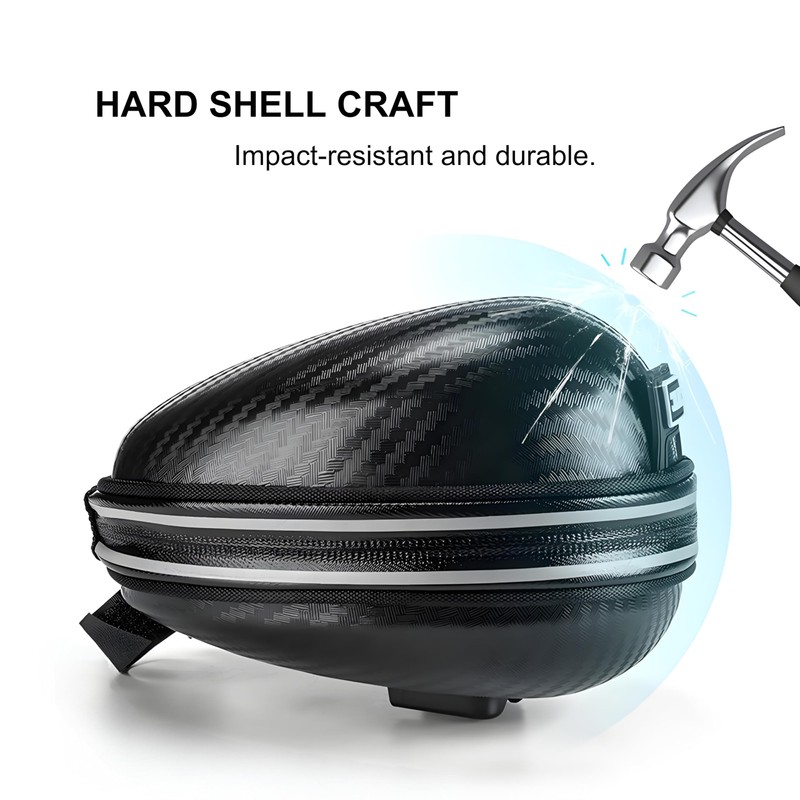 CXWXC Bicycle Saddle Bag with Reflective, Waterproof, Lightweight Construction, 3D