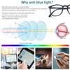 VIDEBLA Progressive Multifocus Reading Glasses Blue Light Blocking Women/Men,Computer Readers