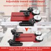 Abizarch Double Wheel Bearing Stock Roller Aluminum Alloy Woodworking Stock