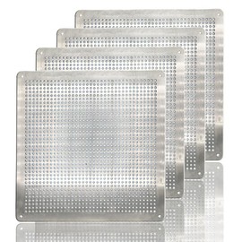 Air Brick Cover for Pest Proofing – Rat/Mouse Prevention Air Vent Cover – Aluminium Alloy Cover to Stop Rodents & pests Entering Property – for Internal or External use (Pack of 4, 250 x 250mm)