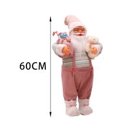 Harilla 60cm Santa Claus Figurine Christmas Doll Decorative Collectible Figurine Christmas Holiday Table Decoration New Year
