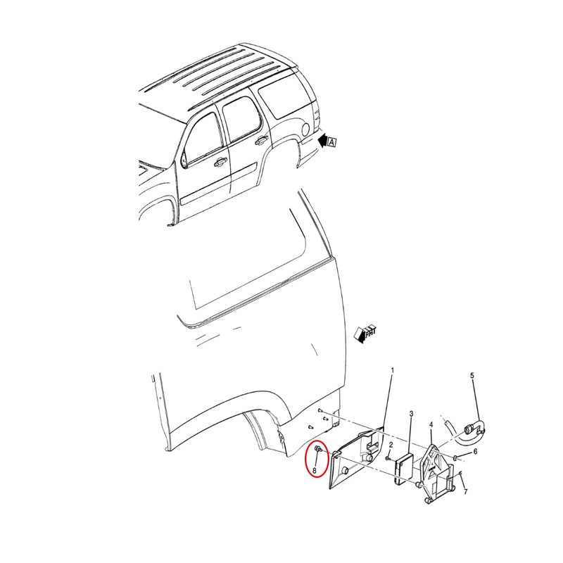 OAUTOO 50PCS 8mm Push-Type Retainer for GM 21030249, Ford N807389S