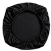 Shukii Black Waterproof PU Leather Chair Cover - Office Desk