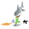 Muiteiur 23-Inch Plush Great White Shark with 5 Piece Soft
