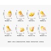 Mini Yellow Bird Figurines, Resin Cute Bird Decor for Fairy