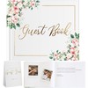 Wedding Guest Book for Guests to Sign, Elegant Wedding Guestbook