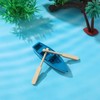FAVOMOTO 24 Pairs Mini Wooden Paddle, Miniature Beach Boat Paddle