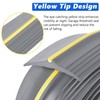 MYFAMIREA 10FT Garage Door Bottom Threshold Seal Strip with 300ml