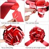 2 Sets Car Bows 16 Inch Giant Bows Bright Red