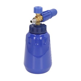 1L 4000psi Foam Generator Adjustable High Pressure Sprayer Washer Can 1/4in NPT Quick Connect Blue