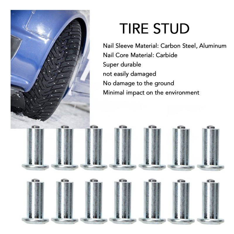 100Pcs Tire Stud Strong Anti Skid Tire Spike for ATV