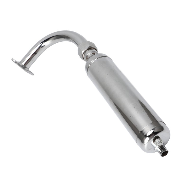 Exhaust Muffler Pipe Motorized Bicycle Engine Muffle Tailpipe Exhaust Pipe