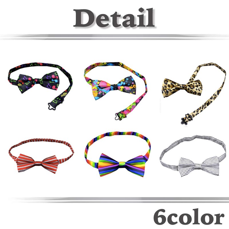 WHITE FANG(ホワイトファング) 蝶ネクタイ ボウタイ おしゃれ ヒョウ柄 ドット ビジネス ドレス フォーマル