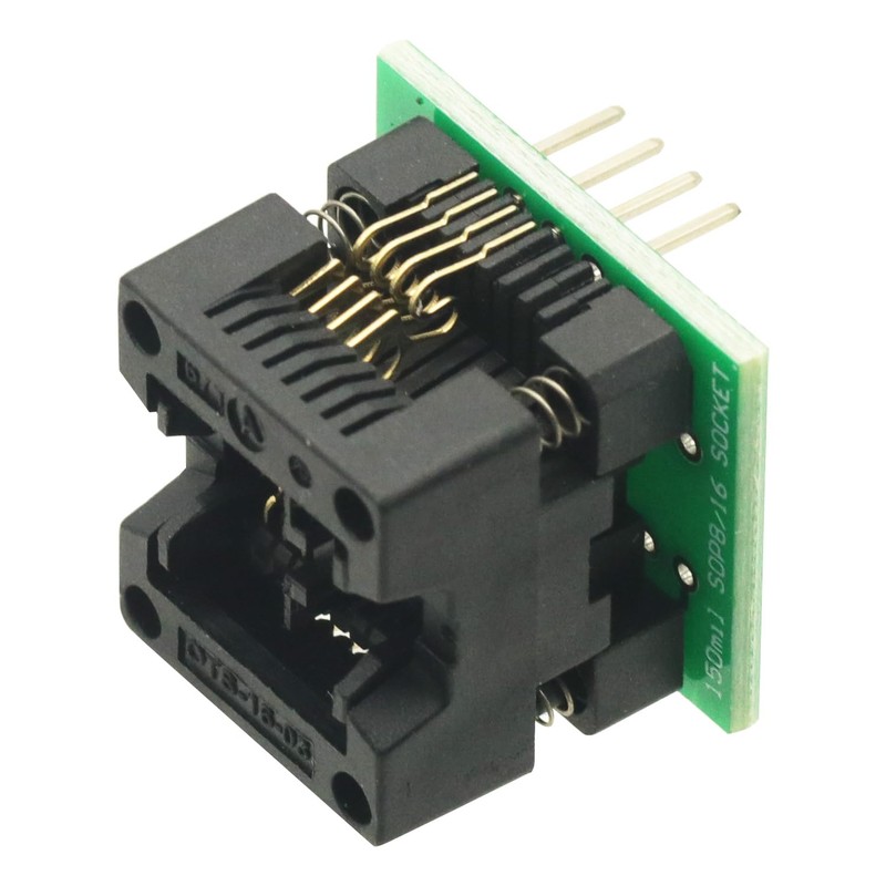 2 Pcs SOIC8 SOP8 to DIP8 Socket Converter Module Programmer