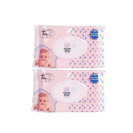 Tidyz 300 Nappy Bag with Tie Handle, Nappy Bags Scented, Disposable Nappy Sacks