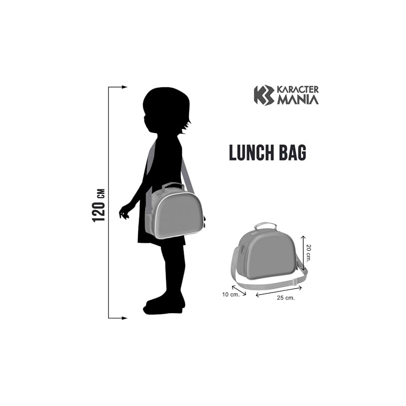 Naruto Peace-3D Breakfast Bag, Multi-Colour, 25.5 x 20 cm, Multicoloured