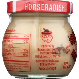 Inglehoffer Extra Hot Horseradish, 4 Ounce Jar