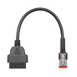 eMoto Solution eMoto Universal 6-Pin to 16-Pin OBD2 Motorcycle Diagnostic Scanner Adapter Cable for Harley Motorbikes