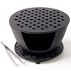 BEYLAB Big Incense Burner, Cast Iron Bowl and Lid for