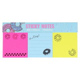 Sunstar Stationery S2840375 Sticky Note Pad PARTY TIME Donut