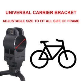 Master Lock 8350EURDPRO Cable Bracket, Universal Carrier for Cables 6-10 mm, Black