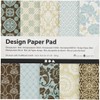 Creativ 225914 Patterned Card and Paper, Light Blue Brown, One