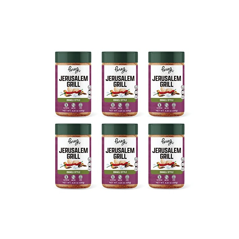 Pereg Jerusalem Spice Seasoning (4.25 Oz x 6 Pack) -