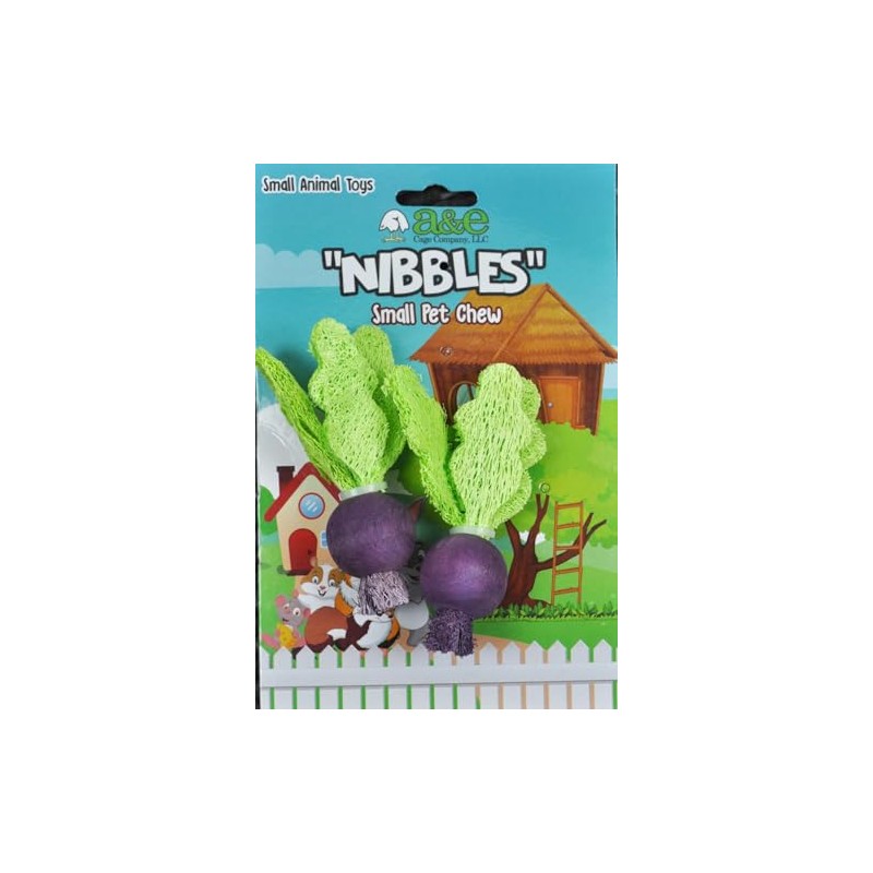 A&E Cage Company 52400965: Toy Loofah Turnips