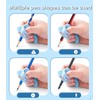 YZEASYPINK 6PCS Pencil Grips for Kids Handwriting 5 Fingers Toddlers