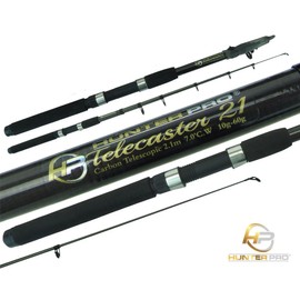 RODS 7FT Telescopic 6ft 7ft Fishing Rod Carbon Travel Pike Bass spinning Rod HUNTER PRO