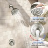 KINSE Shower Valve and Trim Kit, Shower Faucet Set With