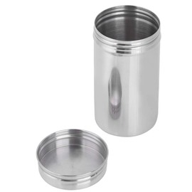 Stainless Steel Sealed Jar Camping Coffee Container Case Storage Portable Sealed Storage Jar Stainless Steel Jar Cookie Jar Organizer for Travel Business Trip, Coffee Bean