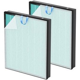 Vital 200S-P Smoke Remover Replacement Filter Compatible with LEVOIT Vital 200S Air Purifier, 4-in-1 H13 Grade True HEPA Activated Carbon 200S Filter, Vital 200S-RF-SR (LRF-V201-BUS), 2 Pack, Blue
