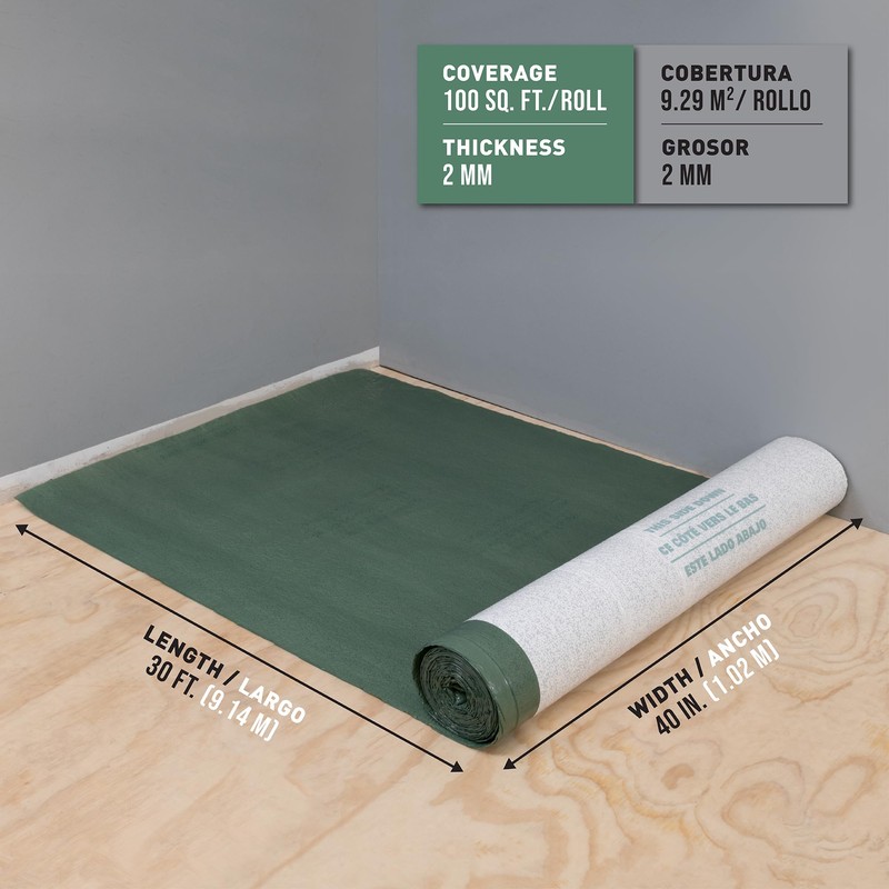 ROBERTS First Step Premium Underlayment - 100 sq. ft. Roll