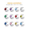 Bestyle Ear Cuff, Women's, 925 Silver, Men's, Hypoallergenic Zirconia, Non-Hole
