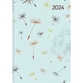 Ladytimer Mini Blowballs 2024 - Pocket Calendar 8 x 11.5 cm - Dandelions - Weekly - 144 Pages - Note Book - Alpha Edition