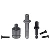 Mesee 3 Pieces Drill Chuck Adapter Connecting Rods 3/8-24UNF Thread